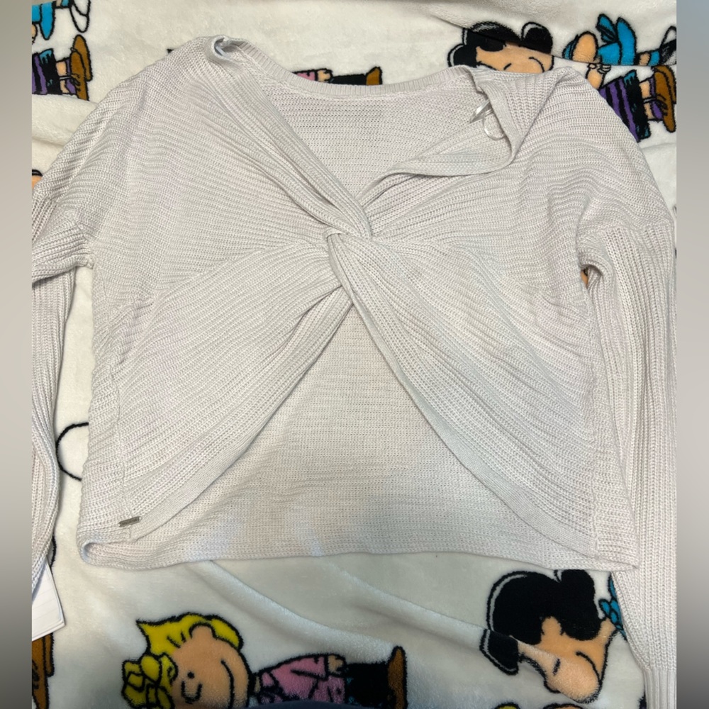Reversible white Hollister long sleeve